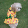 PraniMart Watermelon Surgar Dress for Dogs (Yellow)